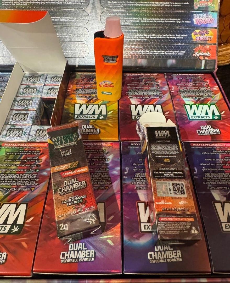 whole melt dual chamber in stock now, buy wholemelt v7 dual chamber, oura 2g disposable in stock now, buy wholemelts v6, buy indica whole melt